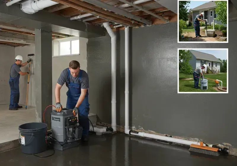 Basement Waterproofing and Flood Prevention process in Norway, MI